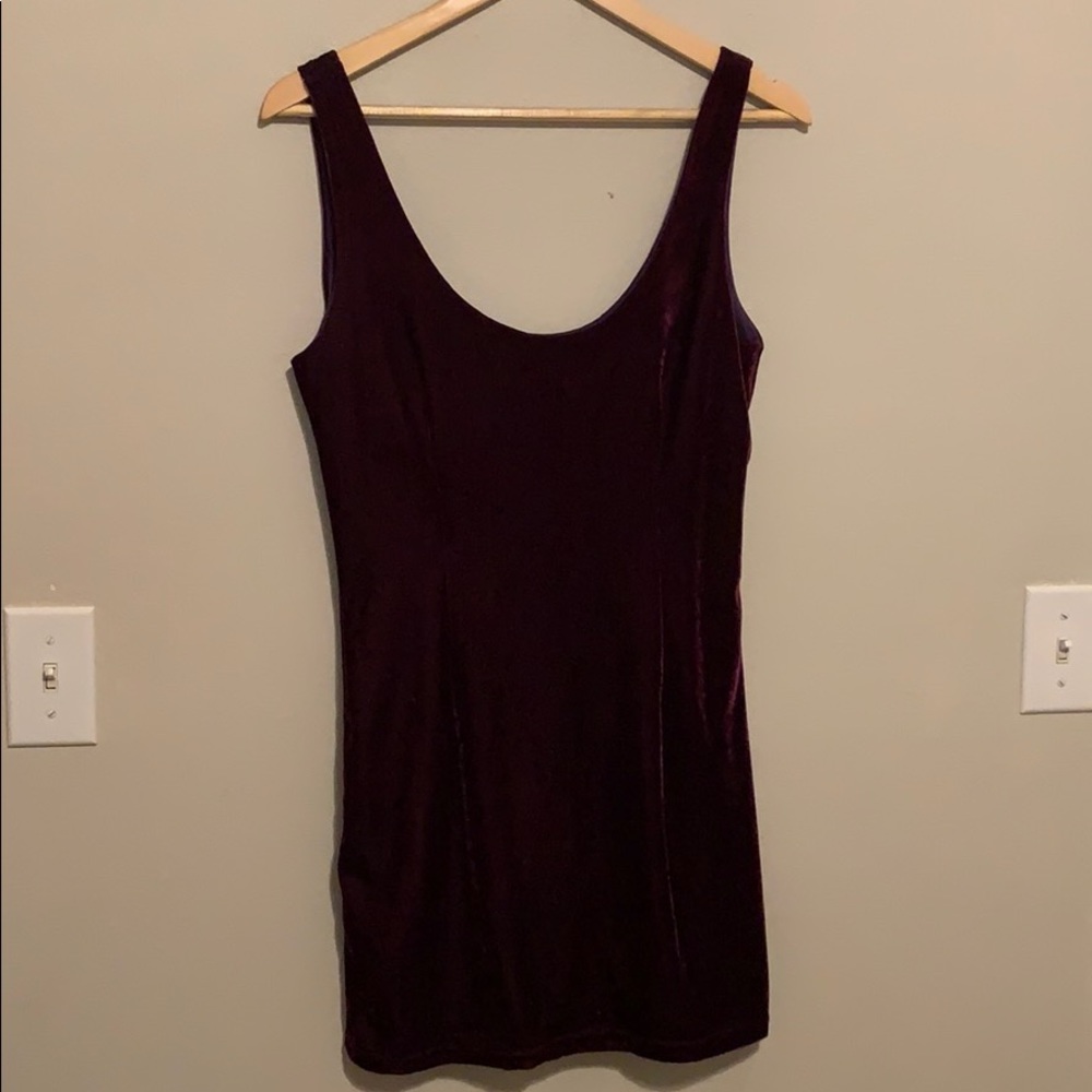 NWOT Tobi velvet fitted bodycon dress